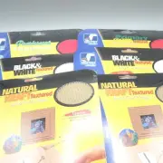 LOT 6 Spectra Art Craft Paper Natural Black White Textured Pearlescent Primary