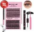 DIY Lash Extension Kit 280PCS Cluster Lashes 30D+40D Bond Seal Waterproof Tool