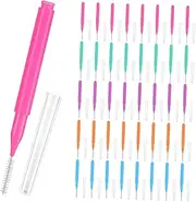 Toothpicks for Cleaning 100pcs Flosser Brushes Set Small Medium Brush for Cleaner Care