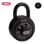 Abus Padlock 50mm -Combination Padlocks-BLACK-Free Post-7850NBLKC