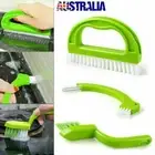 Green 2/3in 1 Tile Grout Cleaning Brush Mould Remover Narrow Stiff Stain Cleaner