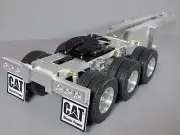 Aluminum Tamiya 1/14 R/C Semi Truck 3 Axles Dolly Trailer 5th with wheel Coupler