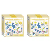 2x Craft Maker Handmade Polymer Clay Jewellery Accessory DIY Kit Kids Activity