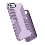 SPECK Presidio Grip Shockproof Tough Case For iPhone 7/8 4.7'' Purple +TP