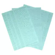 3 Pattern Fondant Lace Mat Silicone Texture Printing Mold Wedding Cake Decor