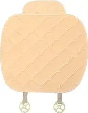 WEKADRIN 1pc Seat Cushion Breathable Pad Car Mat Thick Car Covers Cushion for Car Office Chair Mat Car Cushion Car Chair Memory Foam Cushion SUV Protector Auto Plush Beige