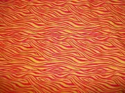2 pc. Crib sheet& Pillowcase Set/ Cotton /Yellow/Red Zebra Print/REDUCED!