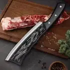 Forged Knife Kitchen Beef Bone Chopping Slicing Vegetable 4Cr13 Steel Dragon Cut