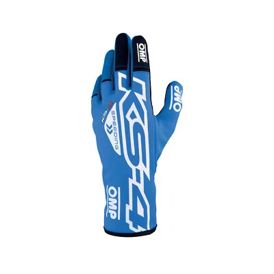 Karting Gloves KS-4 OMP MY23 Blue s. XL