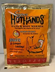HOTHANDS BODY AND HAND SUPER WARMER 3 Pieces 18 HRS OF HEAT