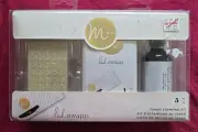 Heidi Swapp 5 PC Toner Stamping Kit New Stamp Pad 2 Refill Pads 2 Oz Toner Ink