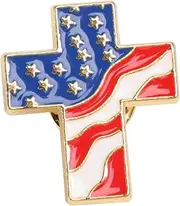 [HAPINARY] Metal Signs United States Flag Lapel Pin Veterans Day Pins American Flag Pi Clothes Decoration Metal Badge Hat Banner Red Flag Pin