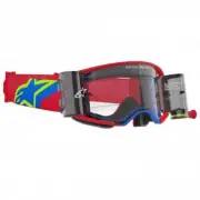 Alpinestars SuperTech MX Goggles - CORP w/Roll Off System (Red/Blue)