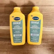 2 Pack Dr Scholls Ultra Sweat Absorbing Foot Powder Maximum