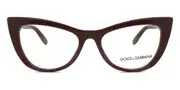 Dolce & Gabbana DG3354 3091 Women’s Glasses Red Size 54 - Private Health Rebate - Blue Light Block Available