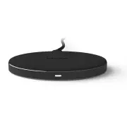 EFM 15W ELeather Wireless Charger Pad wiith 20W Wall Charger (Black)