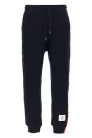 THOM BROWNE 'Classic Loopback Stripe' Joggers