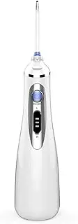 Water Dental flosser Oral Irrigator,Adjustable Intensity IPX7 Waterproof 240ml Detachable Tank Rechargeable Water flossers for Teeth Clean Braces&Bridges Care Home&Travel