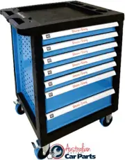 7 Drawer Rollaway Tool Cabinet T&E Tools 3070RC