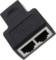 SWOOMEY Port Ethernet Splitter Adapter Ethernet Cable Splitter for Dual Computer Connectivity Durable Networking Device for Efficient Cable Management