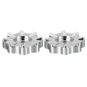 2pcs Round Wheel Handle Faucet Handles Manifold Gauges Knob Plastic