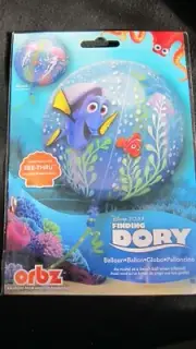 DISNEY FINDING DORY NEMO BUBBLE FOIL BALLOON TRANSPARENT BRAND NEW COLLECTIBLE