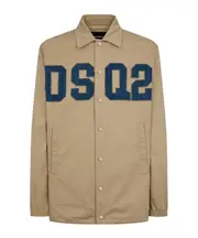 Dsquared2 Logo Patch Shirt Jacket IT48,IT46 Nude
