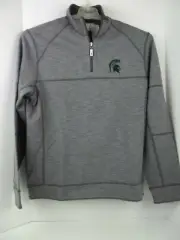 Tommy Bahama Michigan Spartans Reversible Pullover Mens 1/4 Zip Sz S NWT