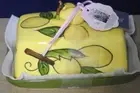 Blue Sky Clayworks Yellow Lemon Covered Butter Dish Lemon Collection NEW