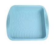 Useful Cake Pan Flexible High Temperature Resistance Accessories Reliable Cake Baking Mold for Cooking Green