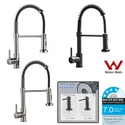 WELS Kitchen Mixer Tap 2Mode 360°Swivel Pull Out Sink Faucet Chrome/Black/Nickel
