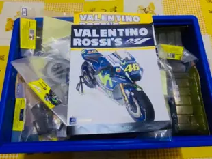 (現貨) Valentino Rossi 1/4 YAMAHA YZR-M1 全套未組裝零件 DeAGOSTINI迪亞哥