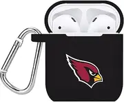 GAME TIME Arizona Cardinals Silicone Case Cover Compatible with Apple AirPods Generation 1 & 2 Battery Case