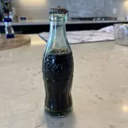 Vintage COCA COLA BOTTLE 6 OZ Fergus Falls Minn MN Minnesota Full Cola Bottle