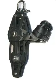 NAUTOS 95203 - BLOCK PLAIN 60 MM - FIDDLE SWIVEL W/ CAM & BECKET - SAIL