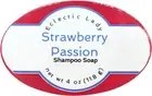 Strawberry Passion Shampoo Soap Bar By Eclectic Lady, 4 oz Bar