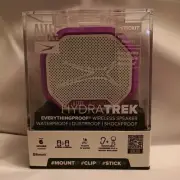New Altec Lansing HYDRATEK Portable Bluetooth Speaker IMW1012- Purple. NEW Seald