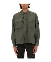 C.P. Company Logo Detail Casual Shirt XL,M Black