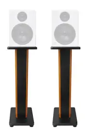 (2) Rockville 28" 2-Tone Studio Monitor Speaker Stands For Rockville DPM6W