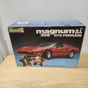 Revell Magnum PI 308 GTS Ferrari 1:24 #7378 1982 NOB Complete Kit