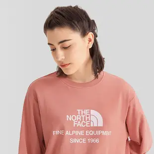 The North Face U MFO GRAPHIC CREW - AP 男女 大學T-粉-NF0A7WAMHCZ