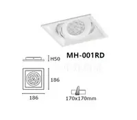 在飛比找樂天市場購物網優惠-MARC LED AR111 替換式 四角崁燈 方型盒燈 燈