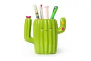 Legami Desk Friends Ceramic Pen Ballpen Pencil Holder Storage Stationery Cactus