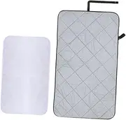 Folpus Portable Ironing Mat Press Pad Premium Steamer Pad Hanging Ironing Board for Dormitory Sewing Room Apartment Travel Household