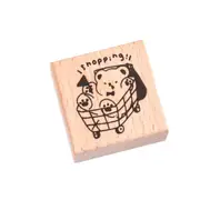 Wooden Rubber Stamps Kawaii Bear Pattern Decorative Stamp Diy Decoration Printing For Diary Journal Notebook Journals DIY Craft