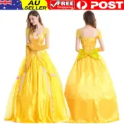 Adult Ladies Belle Beauty and the Beast Princess Fancy Dress Costume Book Week