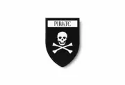 PATCH PATCHES EMBLEM IRON ON GLUE PRINT FLAG world crest pirate skull