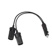 2 WAY 12V 24V DC LIGHTER PLUG EXTENSION SOCKET SPLITTER ADAPTOR