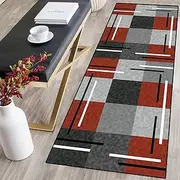Carpet Runner - Dirt Stopper,Kitchen Floor Rug Soft Hallway Runner Non-Slip Doormat Machine Washable Very Long Hallway Hall Runner Narrow Rugs
