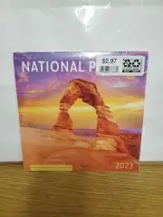 New Sealed 2023 Calendar National Parks Arches Zion Denali Bryce Canyon